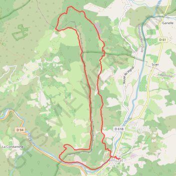 Itinéraire Rocher du Caire, distance, dénivelé, altitude, carte, profil, trace GPS