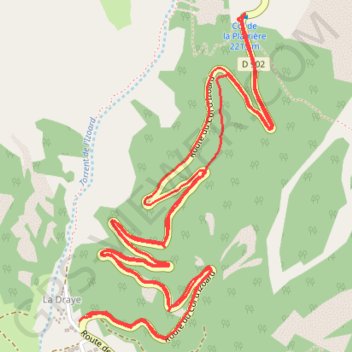 Itinéraire La casse déserte, distance, dénivelé, altitude, carte, profil, trace GPS