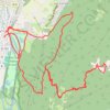 Itinéraire Mont Sec depuis Vizille, distance, dénivelé, altitude, carte, profil, trace GPS