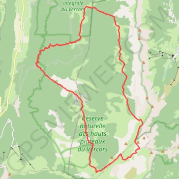 Itinéraire Maison de la Coche - Pré Rateau - Jasse de Play - Bachasson - Pré Peyret - Gerland, distance, dénivelé, altitude, carte, profil, trace GPS