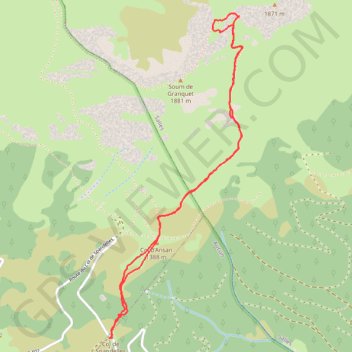 Itinéraire CD 18 1 8 13 125, distance, dénivelé, altitude, carte, profil, trace GPS