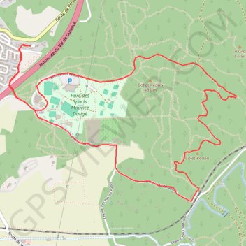 Itinéraire Venelles - Complexe Sportif, distance, dénivelé, altitude, carte, profil, trace GPS