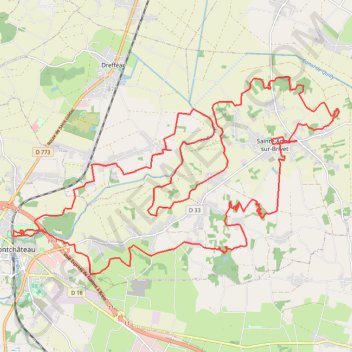 Itinéraire Rando Sainte Anne sur Brivet, distance, dénivelé, altitude, carte, profil, trace GPS