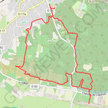 Itinéraire Sentier de l'aqueduc romain depuis Fontvieille, distance, dénivelé, altitude, carte, profil, trace GPS