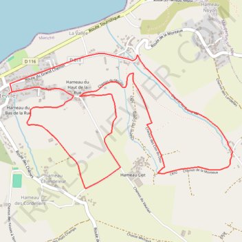 Itinéraire Boucle espoir, distance, dénivelé, altitude, carte, profil, trace GPS