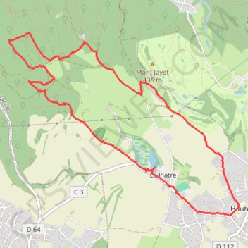 Itinéraire 6 oct. 2022, distance, dénivelé, altitude, carte, profil, trace GPS