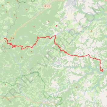 Itinéraire Tour du Haut-Vivarais-J5 St Bonnet-Tournon-20557185, distance, dénivelé, altitude, carte, profil, trace GPS