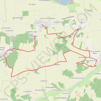 Itinéraire tmp, distance, dénivelé, altitude, carte, profil, trace GPS