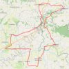 Itinéraire PARCOURS, distance, dénivelé, altitude, carte, profil, trace GPS
