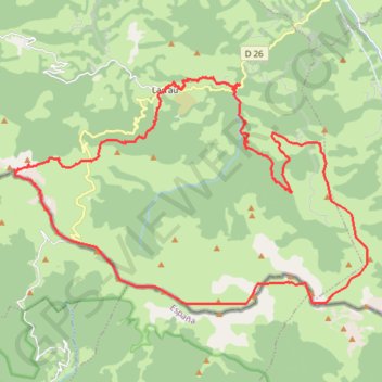 Itinéraire Xibero Trail Holzarte/Orhi, distance, dénivelé, altitude, carte, profil, trace GPS