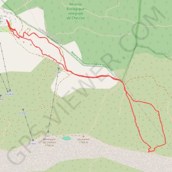 Itinéraire Raquettes au sud-est de Gréolières-les-neiges, distance, dénivelé, altitude, carte, profil, trace GPS