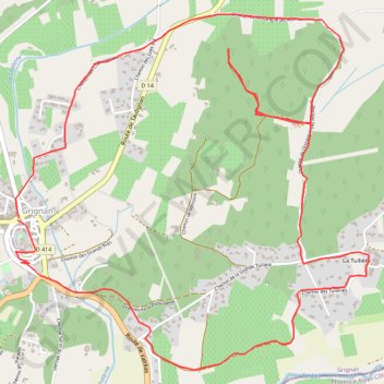 Itinéraire Grignan la Belle, distance, dénivelé, altitude, carte, profil, trace GPS