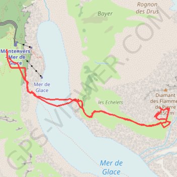 Itinéraire Diamant des Flammes de Pierre, distance, dénivelé, altitude, carte, profil, trace GPS