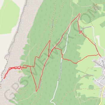 Itinéraire Pas de l'Oeille Couloir des Sultanes (Vercors), distance, dénivelé, altitude, carte, profil, trace GPS