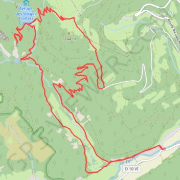 Itinéraire La Wormsa, distance, dénivelé, altitude, carte, profil, trace GPS