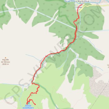 Itinéraire L'Alleau - Lac de la Muzelle - L'Alleau, distance, dénivelé, altitude, carte, profil, trace GPS