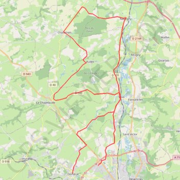 Itinéraire Tracé, distance, dénivelé, altitude, carte, profil, trace GPS