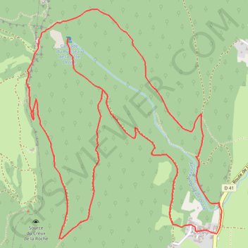 Itinéraire Appregnin à Innimond, distance, dénivelé, altitude, carte, profil, trace GPS