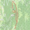 Itinéraire Grand Colombier retour par les crêtes, distance, dénivelé, altitude, carte, profil, trace GPS