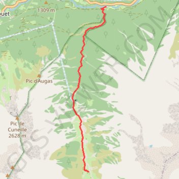 Itinéraire ITIMIP065V525B72, distance, dénivelé, altitude, carte, profil, trace GPS