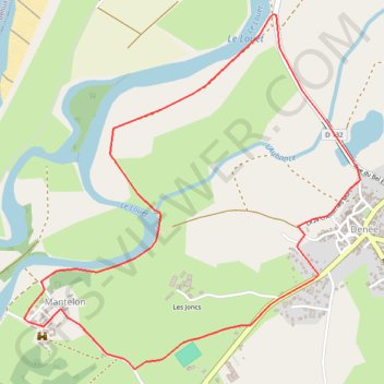 Itinéraire Vallée de Denée, distance, dénivelé, altitude, carte, profil, trace GPS