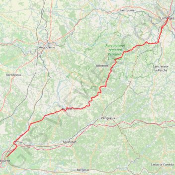Itinéraire Tour de France 2023 Etape 8 Samedi 8 Juillet Libourne Limoges, distance, dénivelé, altitude, carte, profil, trace GPS