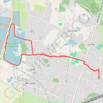 Itinéraire Tour de la Blanche, distance, dénivelé, altitude, carte, profil, trace GPS