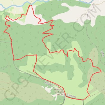 Itinéraire Baronnies - La Palle, distance, dénivelé, altitude, carte, profil, trace GPS