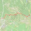 Itinéraire Crête baumayrane, distance, dénivelé, altitude, carte, profil, trace GPS