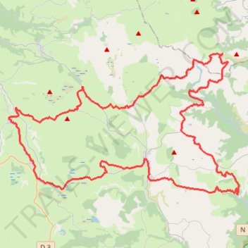 Itinéraire Les Monts du Cézallier, distance, dénivelé, altitude, carte, profil, trace GPS