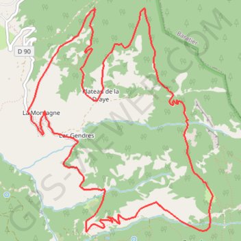 Itinéraire Boucle de Clot Besson, distance, dénivelé, altitude, carte, profil, trace GPS