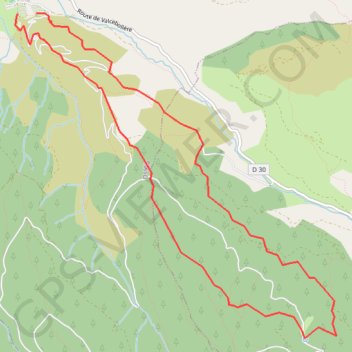 Itinéraire Grand tour camping osseja, distance, dénivelé, altitude, carte, profil, trace GPS