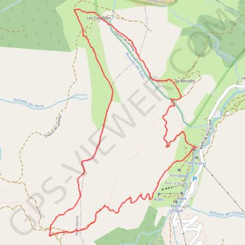 Itinéraire L'Enlevay - Le Betzalin, distance, dénivelé, altitude, carte, profil, trace GPS