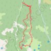 Itinéraire Tuc du Coucou depuis Orle, distance, dénivelé, altitude, carte, profil, trace GPS