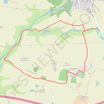 Itinéraire autour de Chanzeaux, distance, dénivelé, altitude, carte, profil, trace GPS