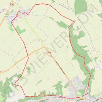 Itinéraire Les champs Palous, distance, dénivelé, altitude, carte, profil, trace GPS