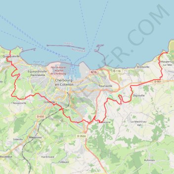 Itinéraire GR223-Etape8-2, distance, dénivelé, altitude, carte, profil, trace GPS