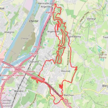 Itinéraire 25km, distance, dénivelé, altitude, carte, profil, trace GPS