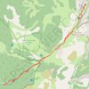 Itinéraire Vers Veymont par Chabrinel, distance, dénivelé, altitude, carte, profil, trace GPS