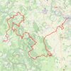 Itinéraire Ultra Saint Jacques 2024, distance, dénivelé, altitude, carte, profil, trace GPS