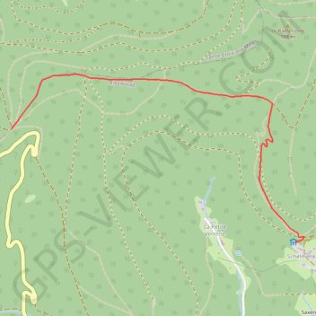 Itinéraire Refuge du Schelmenkopf - Abri de la Croix de Ribeauvillé, distance, dénivelé, altitude, carte, profil, trace GPS