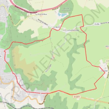 Itinéraire Desertines 11.8km, distance, dénivelé, altitude, carte, profil, trace GPS