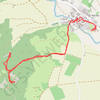Itinéraire Prommenade sur le cirduit des Fées - Boudes - 63, distance, dénivelé, altitude, carte, profil, trace GPS
