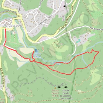 Itinéraire Sillans-la-Cascade, distance, dénivelé, altitude, carte, profil, trace GPS
