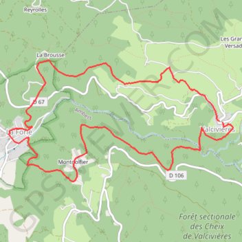 Itinéraire Le long du Batifol, distance, dénivelé, altitude, carte, profil, trace GPS