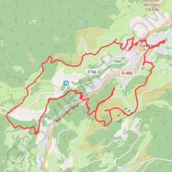 Itinéraire La Bresse, distance, dénivelé, altitude, carte, profil, trace GPS