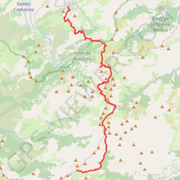 Itinéraire Etape 1, distance, dénivelé, altitude, carte, profil, trace GPS