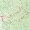 Itinéraire GR 430-MNT, distance, dénivelé, altitude, carte, profil, trace GPS