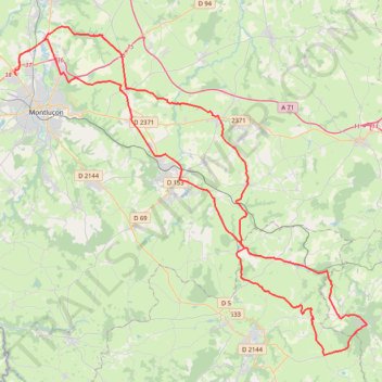 Itinéraire La BOSSE - MOUREUILLE-7004291, distance, dénivelé, altitude, carte, profil, trace GPS