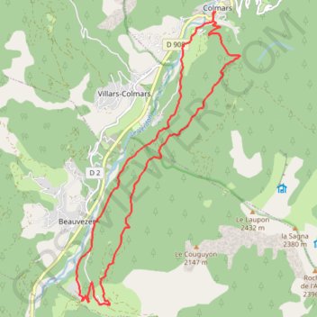 Itinéraire Les balcons de la Pinatelle, distance, dénivelé, altitude, carte, profil, trace GPS